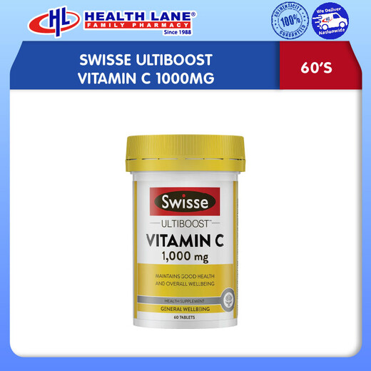SWISSE ULTIBOOST VITAMIN C 1000MG (60'S)